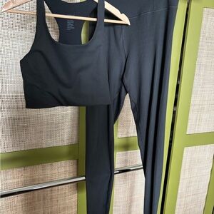 Girlfriend Collective Ribbed Sports Bra and Legging Set